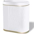 Miniatyrbillede 2 af 2: Badeværelsesaffaldsspand, Kapacitet, Rustfrit Stål, Touchpad Stil,Hvidguld, 9L