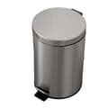 Miniatyrbillede 1 af 2: Rustfrit Stål Pedal Affaldsspand, Rund Form, Miljøvenligt Materiale,7L, 101132