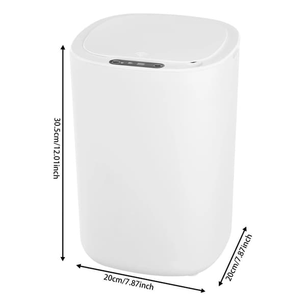 Smart Sensor Soptunna, Handsfree Drift, Luktkontroll,12L, VIT