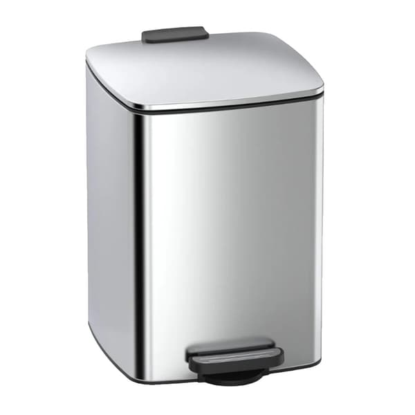 Fotstegssopkorg, Hållbar Rostfritt Stål, Miljövänlig Design,Silver