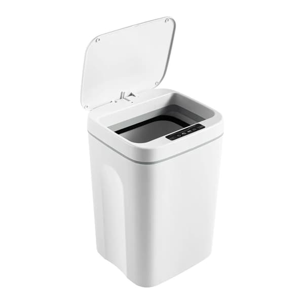 Intelligent Sensor Soptunna, 16L Kapacitet, Modern Design,Vit-16L