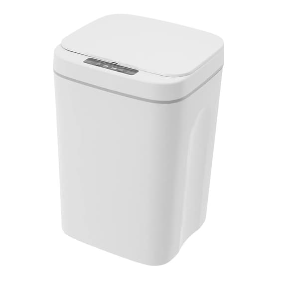 Automatisk Affaldsspand, Berøringsfri Sensor, Indbygget LED-belysning, Kapacitet,HVID, 16L