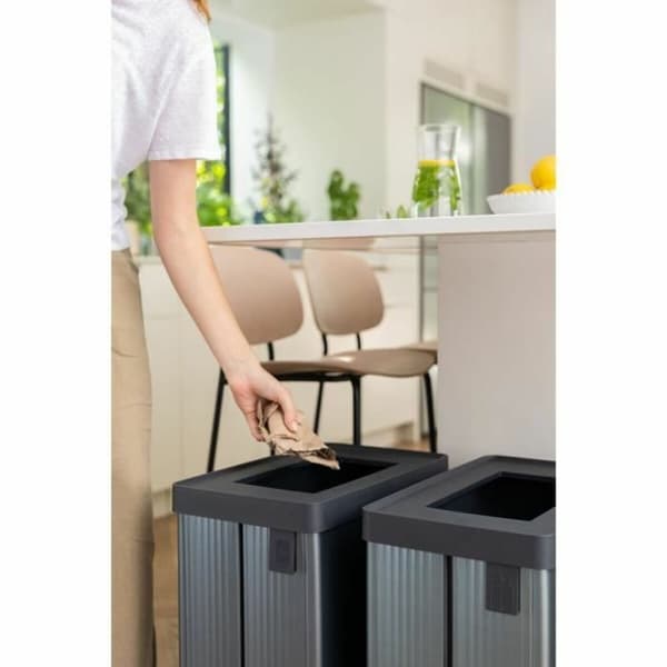 Kierrätysastia Curver VERTO Harmaa 54 L Muovinen