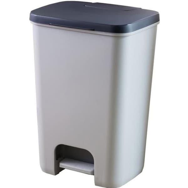 CURVER Essentials Pedal Bin 40 L - Plast - Grå-Antracit 37 5890