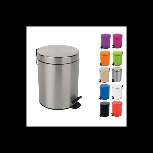 Spirella Pedal Bin Metall SYDNEY 3L Borstad