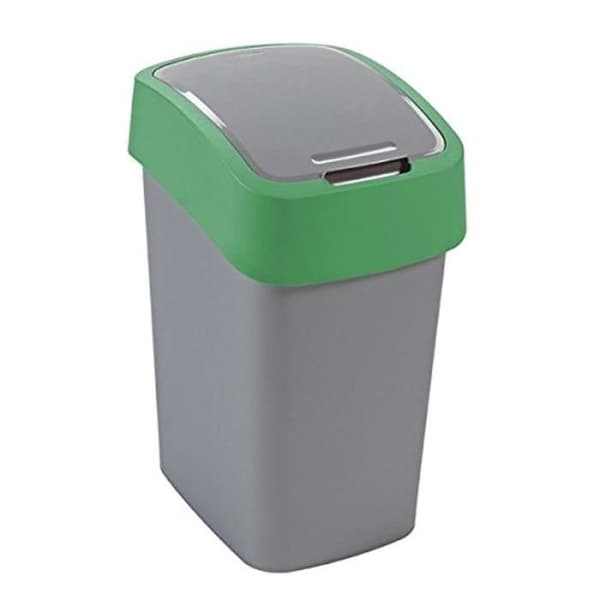 2045040 Flip Bin Plast Bin Silver-Grön 50 L 6644