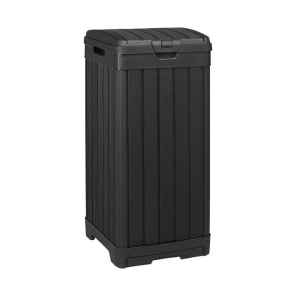 Baltimore plastsoptunna 125L, 87,4 x 41 x 41 cm, svart (236997)