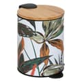 Miniatyrbild 1 av 6: Fem - Soft Close metall och bambu papperskorg 3 L dekorativ Palawan Green