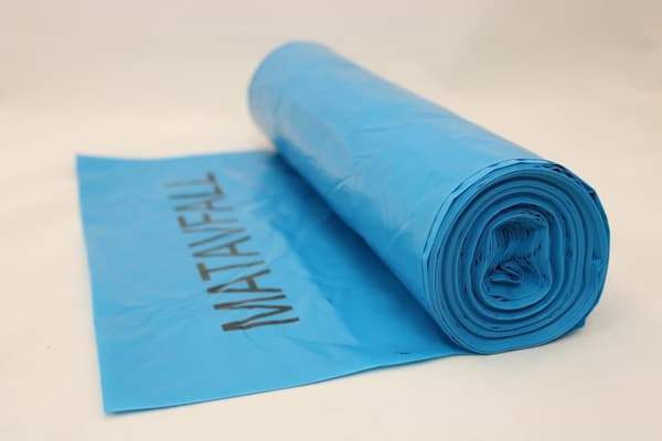 Matavfallssäck LLD 70L blå m.tryck 25/rl