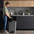 Miniatyrbild 6 av 6: Curver papperskorg, med pedal, kapacitet 2x23 l, Compatta Duo