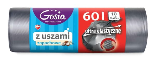 Gosia Soppåsar Ultra Flexibla Med Öron Silverdoftande 60l 10st 8659..