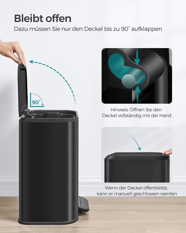 Köksavfallsbehållare, 20 liters avfallsbehållare med plast