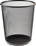 Miniatyrbillede 1 af 2: Metalspand 15l sort rund net F