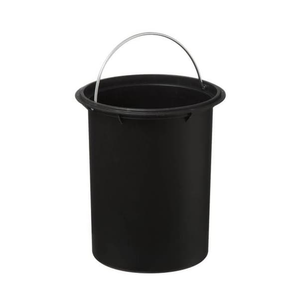 5five - mjukstängande soptunna 3l "trio" grå antracit