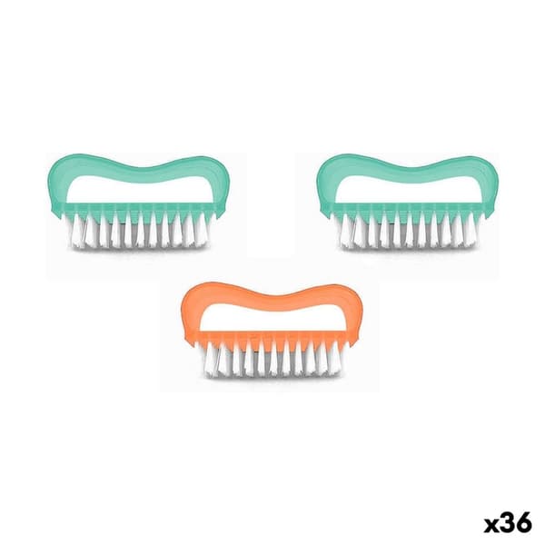 Borste Plast 8 cm (3 Delar) (36 antal)
