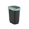 Miniatyrbild 1 av 5: Soptunna Rotho Twist Green Grön Plast 50 L