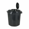 Miniatyrbillede 2 af 2: Skraldespand Dem Hop 50 L Sort 49,5 x 49,5 x 50 cm (6 enheder)