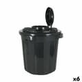 Miniatyrbillede 1 af 2: Skraldespand Dem Hop 50 L Sort 49,5 x 49,5 x 50 cm (6 enheder)