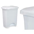 Miniatyrbillede 2 af 4: Papirkurv med pedal Hvid Plastik 10 L (8 enheder)