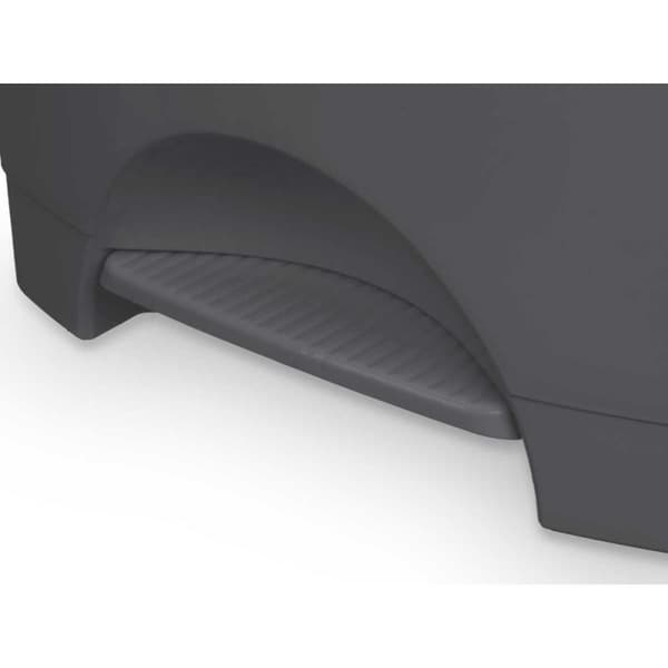 Papirkurv med pedal Antracit Plastik 30 L (4 enheder)