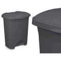 Miniatyrbillede 4 af 4: Papirkurv med pedal Antracit Plastik 30 L (4 enheder)