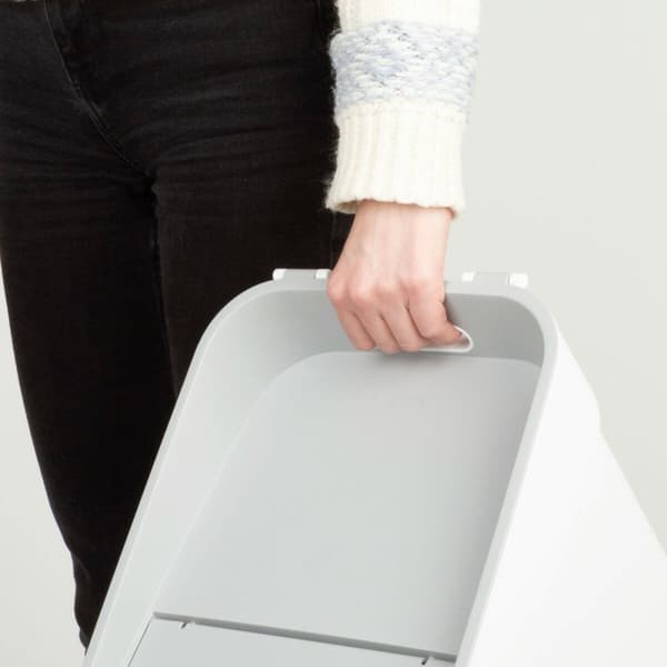 Skraldespand Curver Hvid Plastik 20 L (6 enheder)