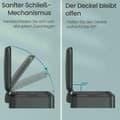 Miniatyrbillede 3 af 6: Rootz Dashcan 2x20L affaldsseparationssystem - affaldsspids - metalaffaldsskop - dobbeltrum - 44,4 cm x 40,8 cm x 60,2 cm