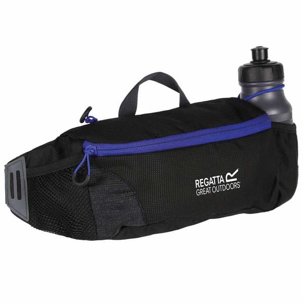 Regatta Blackfell III Hip Pack With Bottle Black/Surfspray One Size