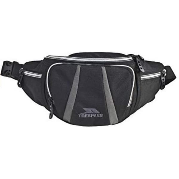 Trespass Dax Bumbag / Waistbag / Hippack (2.5 Litres) Black One Size