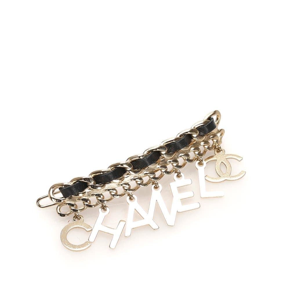 Chanel Logo Chain Valletta Silver