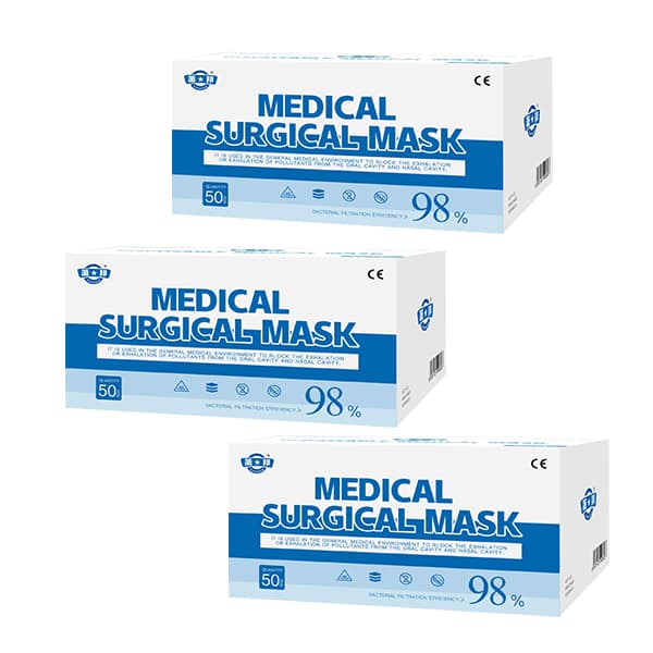 Munskydd Typ IIR i 3 lager EN14683 3x50-Pack