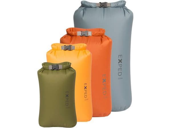 EXPED FOLD DRYBAG, vattentät packpåse - XS-S-M--L  - Välj storlek!