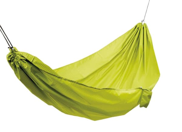 EXPED TRAVEL HAMMOCK LITE KIT, ultralätt hängmatta ink upphängning Lime