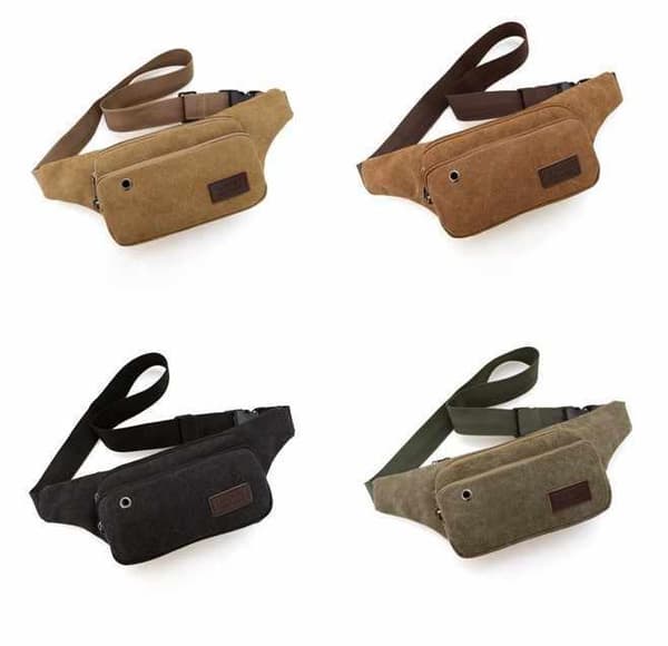 Waist Bag - Canvas Several Colors