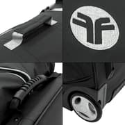 Hurtigt Fold Golf Bag Golf Trolley Unisex 5,0 Vandtæt Sort / Grå to lynlås lommer 4Tragegriffe rejsetaske cart bag golftaske stand bag cart bag
