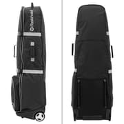 Hurtigt Fold Golf Bag Golf Trolley Unisex 5,0 Vandtæt Sort / Grå to lynlås lommer 4Tragegriffe rejsetaske cart bag golftaske stand bag cart bag