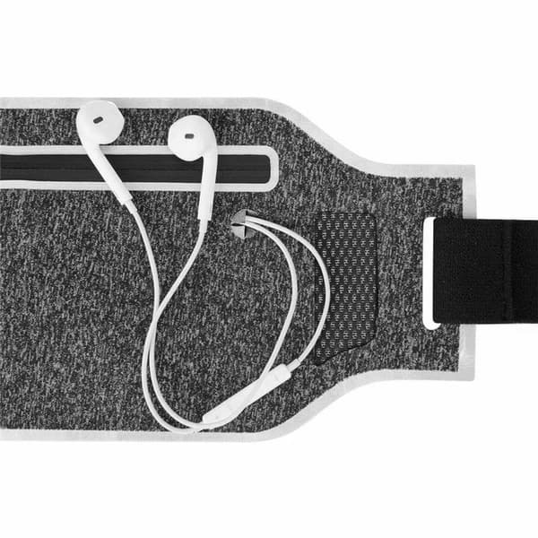 Löparbälte med Mobilfack - Grå och Svart