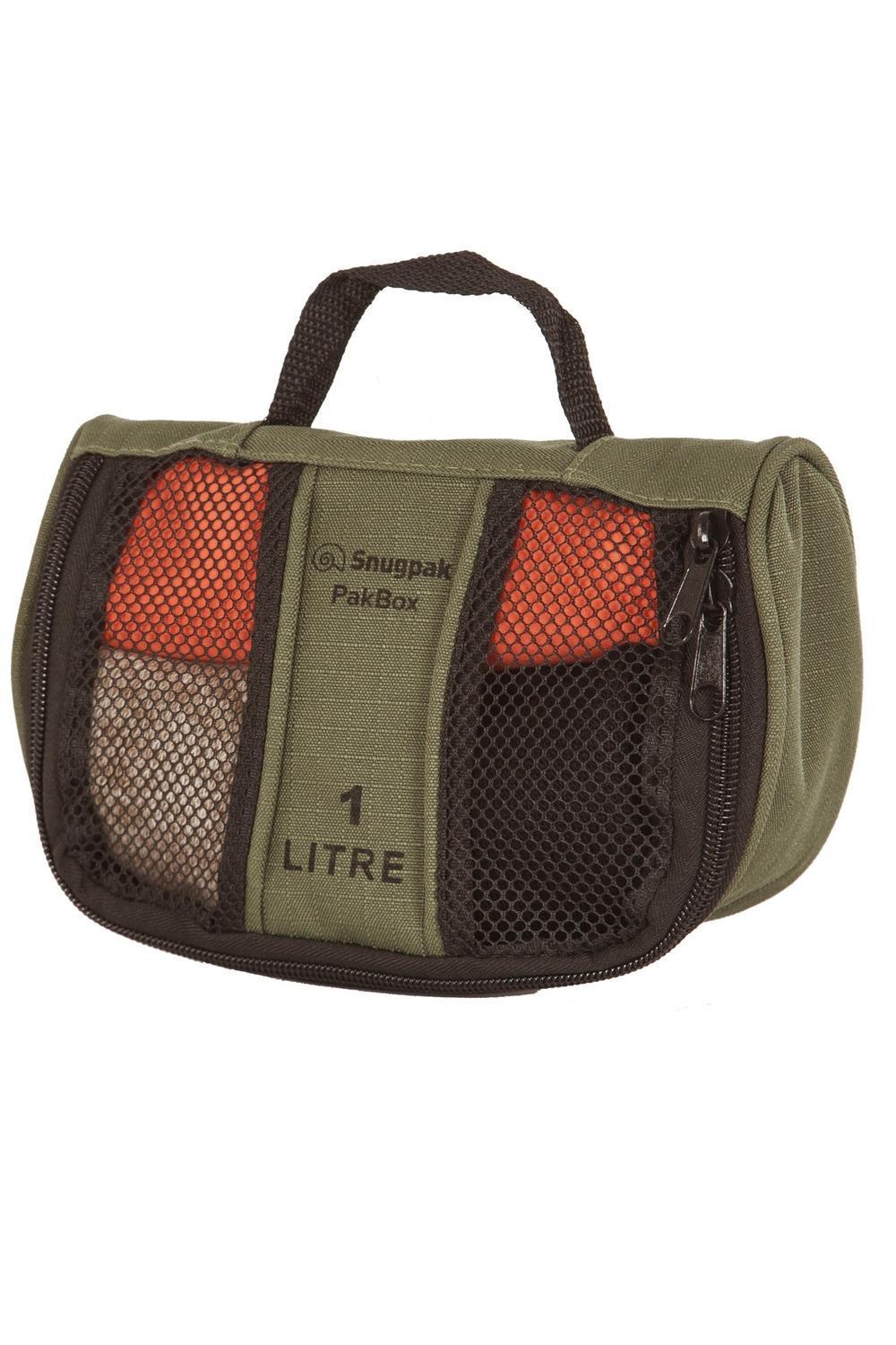 SNUGPAK PAKBOX 1L olive (4 valbara storlekar)
