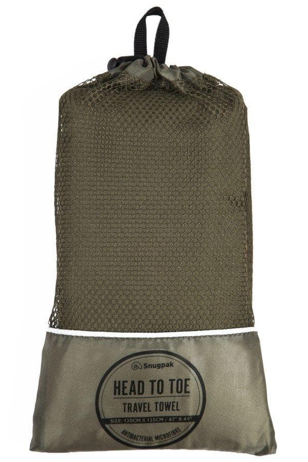 handduk outdoor antibakteriell, SNUGPAK TRAVEL TOWEL HEAD TO TOE (Large) Cayote