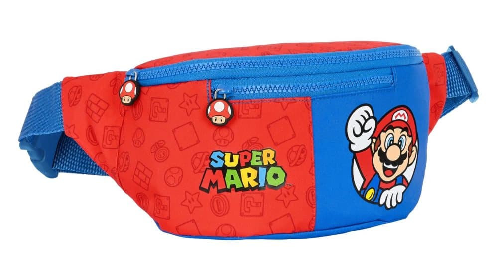 Super mario midjeväska magväska väska 25 x 10 cm nintendo