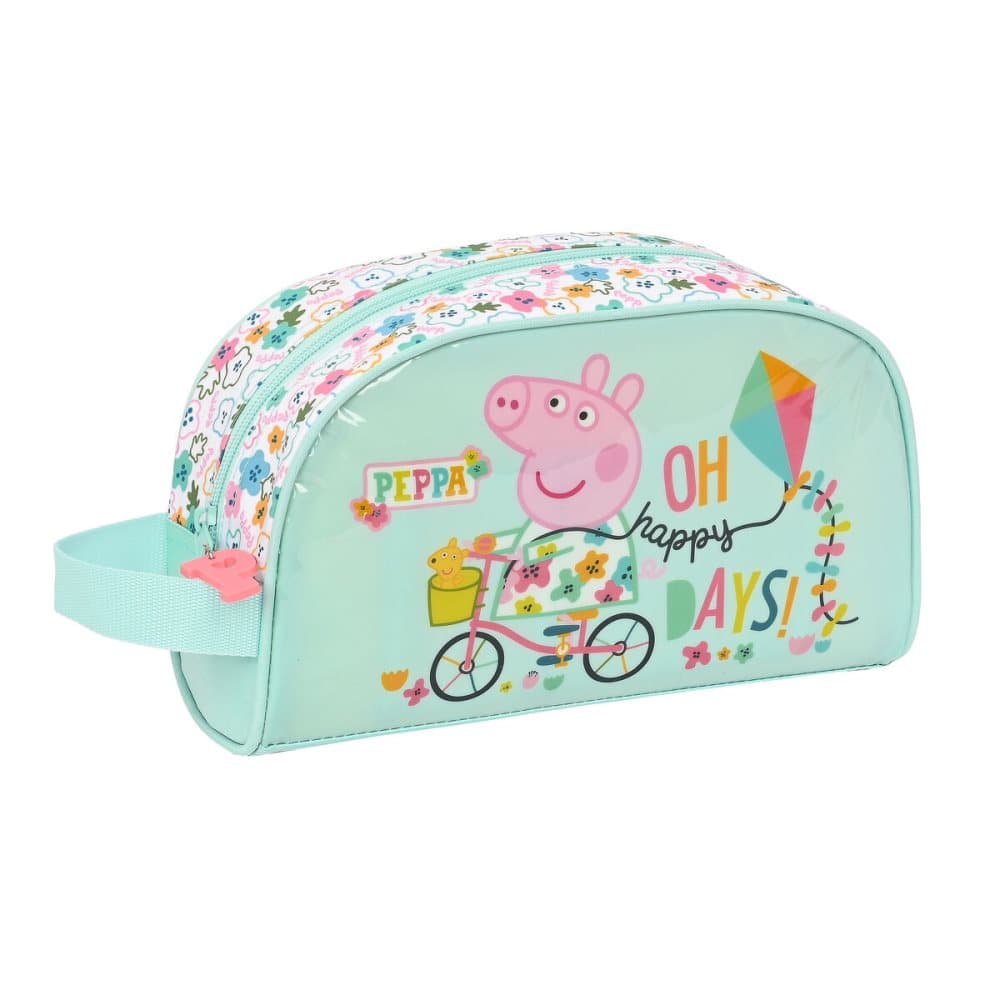 Skolnecessär Peppa Pig Cosy corner Ljusblå (26 x 16 x 9 cm)