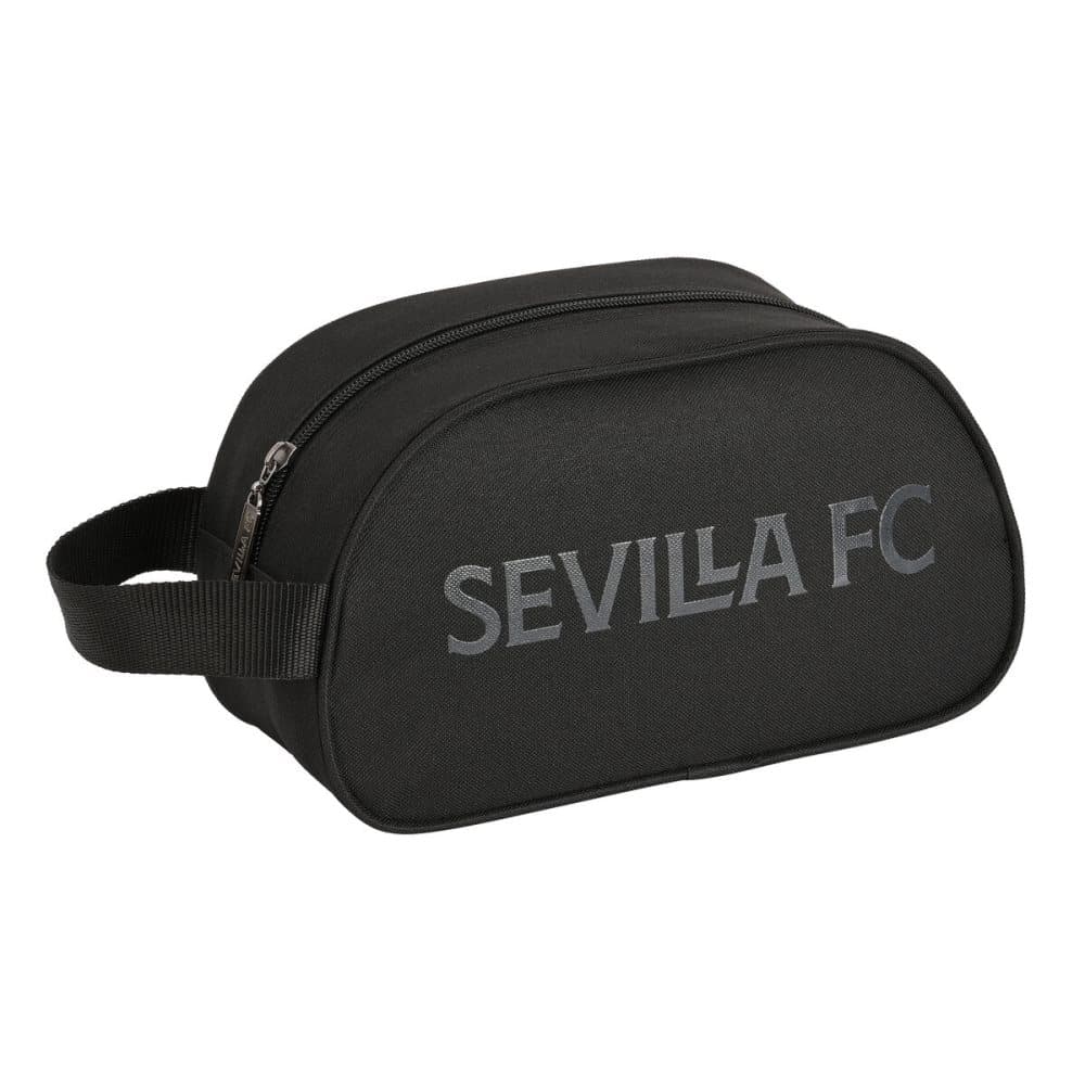 Skolnecessär Sevilla Fútbol Club Teen Svart (26 x 15 x 12 cm)