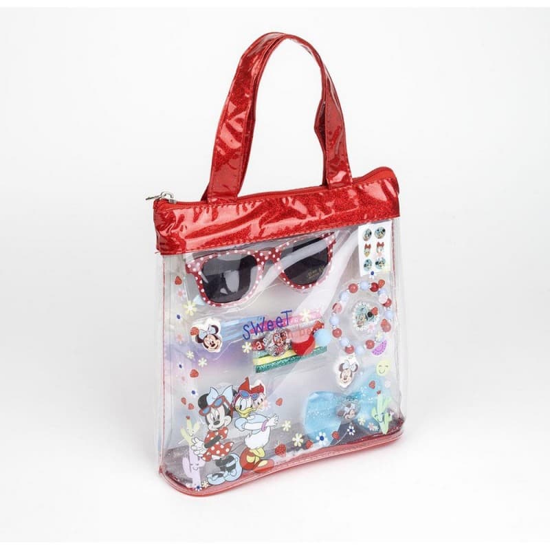 Toilet Bag with Accessories Minnie Mouse Multicolour (22 x 22 x 8 cm)