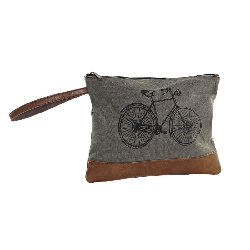 Toilet Bag DKD Home Decor Grey Bicycle (28 x 3 x 21 cm)