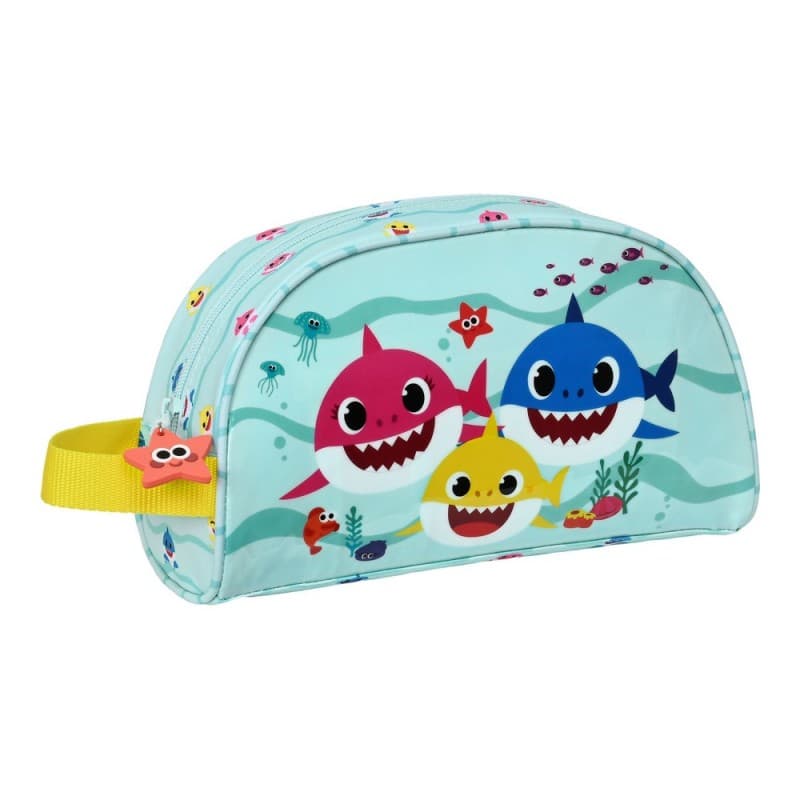 Child Toilet Bag Baby Shark Beach day Yellow Light Blue (26 x 16 x 9 cm)