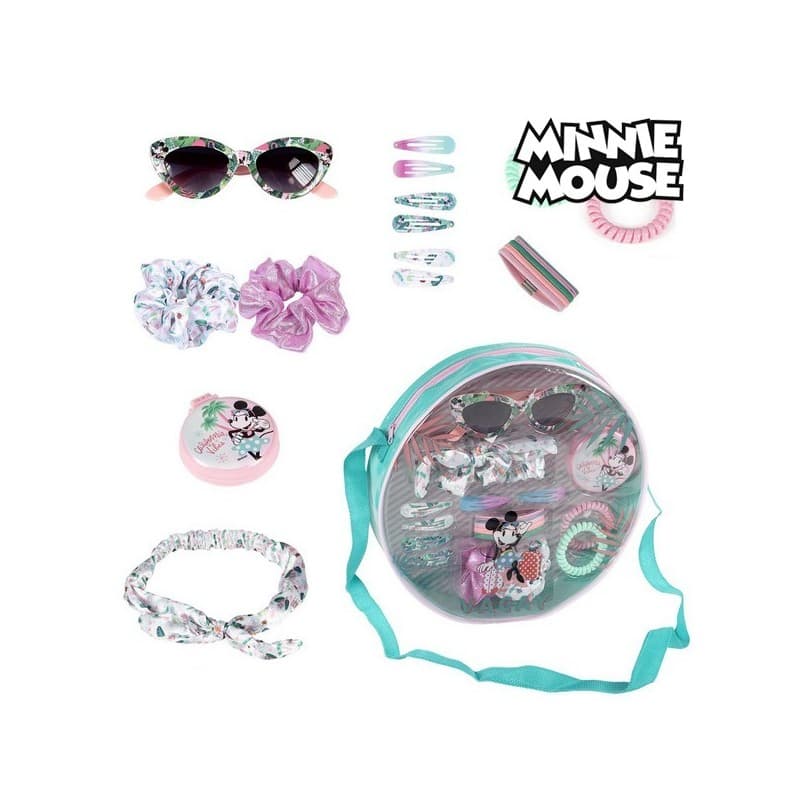 Toilet Bag with Accessories Minnie Mouse (19 pcs)