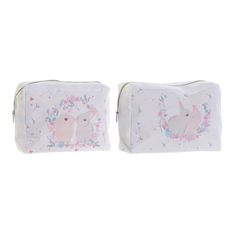 Child Toilet Bag DKD Home Decor White (2 pcs) (20 x 8 x 14 cm)