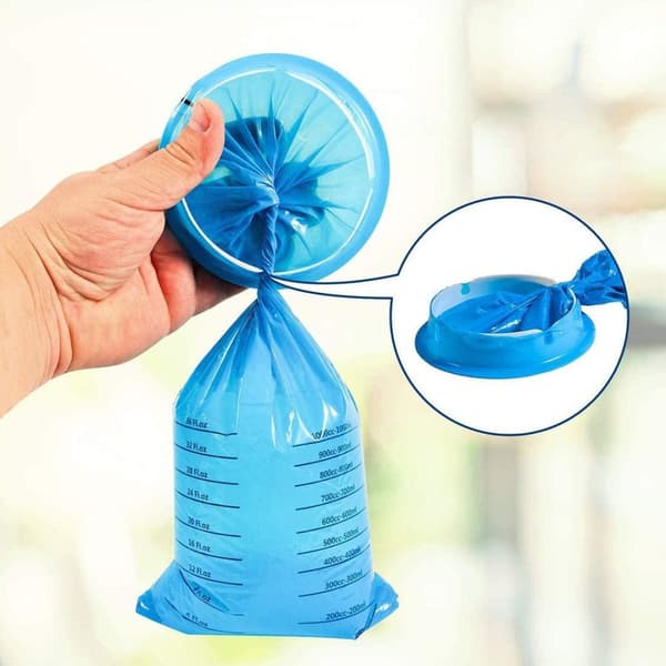 10x Oksennuspussia Matkapahoinvointiin - 1000 Ml
