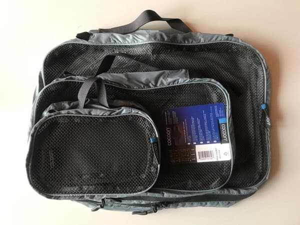 COCOON PACKING CUBE ULTRALIGHT SET, 3-PACK packpåsar resväska Grafitblå
