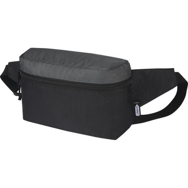 Unbranded Trailhead Recycled Lightweight Waist Bag Grey One Size